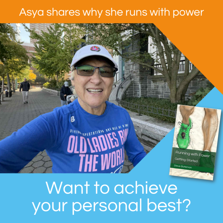 Asya explains why she runs with power