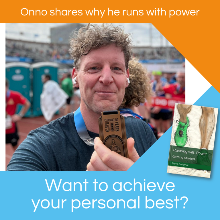 Onno explains why he runs with power