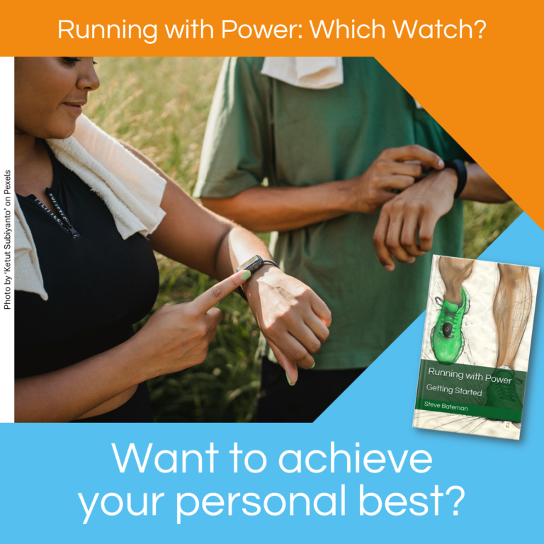 Runners comparing watches