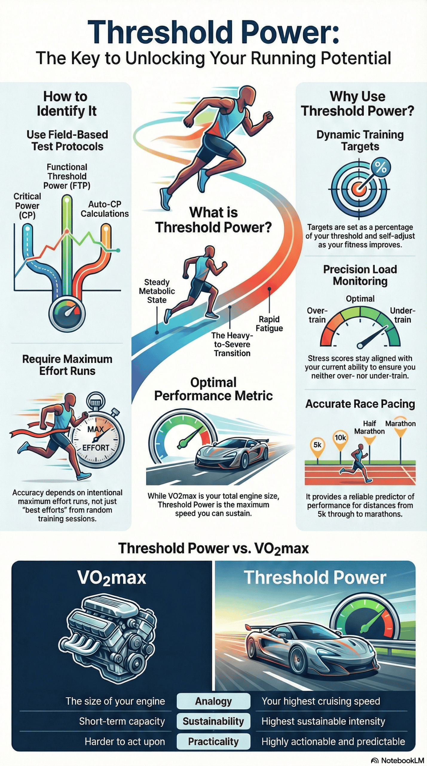 Infographic showing key information about Threshold Power